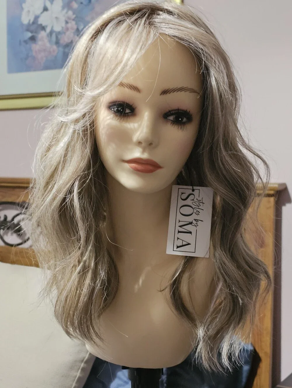 Styles By Soma Golden Hour Long Wavy Wig in Legacy Blonde NWT